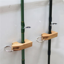 Load image into Gallery viewer, Wooden Mini Fly Fishing Rod Rack
