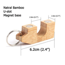 Load image into Gallery viewer, Wooden Mini Fly Fishing Rod Rack