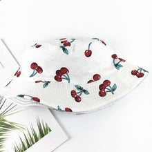Load image into Gallery viewer, Cherry print Bucket Hat