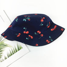Load image into Gallery viewer, Cherry print Bucket Hat