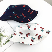 Load image into Gallery viewer, Cherry print Bucket Hat