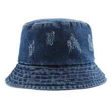 Load image into Gallery viewer, Solid Denim Bucket Hat